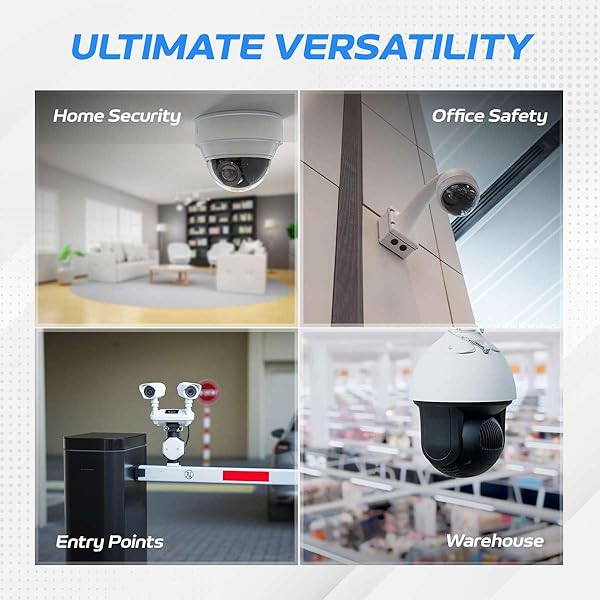 50FT Black Premade BNC Video Power Cable Extension Wire for CCTV, Security Camera, DVR, Surveillance System, All in One Plug & Play Cord - Image 6