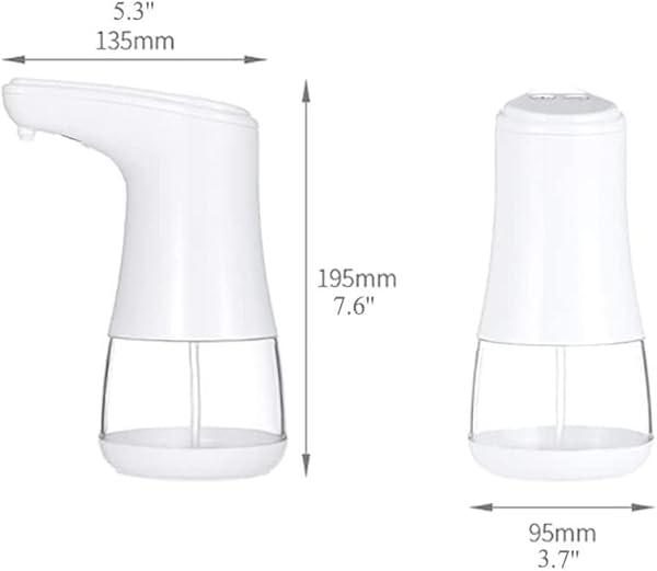 EKAYG Soap Dispenser Automatic Adjustable Disinfectant Sprayer Touchless Pump Liquid Lotion Battery Desktop Bathroom Hotel Toilet - Image 3
