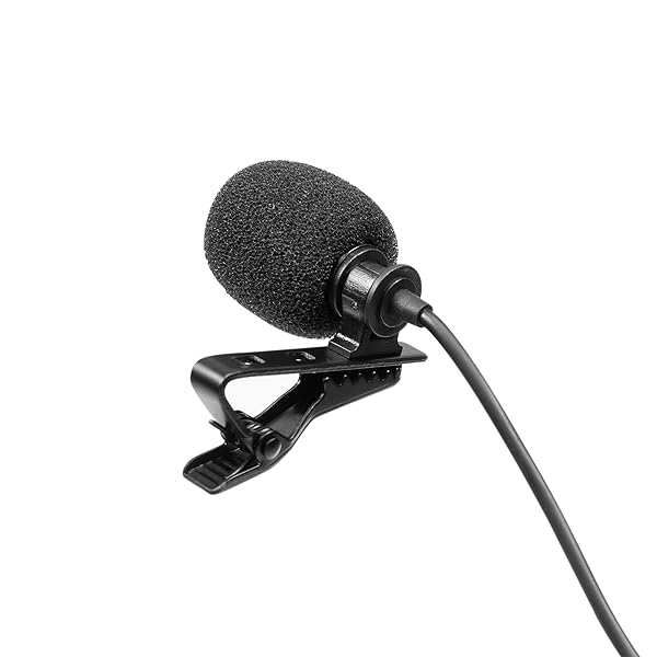 Fovitec Lavalier Microphone, Omnidirectional Condenser Mic iPhone Android Smartphone DSLR, Camcorders, Audio Recorders, PC Laptop Recording - Image 4
