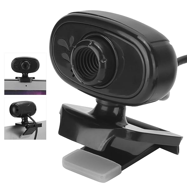 ciciglow USB Webcam with Microphone,Computer Camera PC Desktop High-Definition Image Drive‑Free Video Conference for Video Calling, Studying, Conference - Image 6